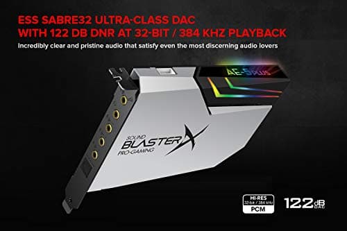 Creative Labs Sound BlasterX AE-5 Pure 32-bit 384 kHz PCIe x1 5.1 Channel image