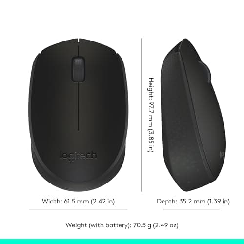 Logitech M170 Wireless/Wired Optical Mouse image