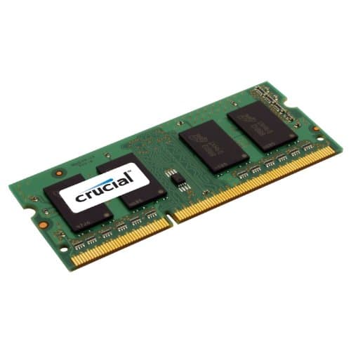 Crucial CT51264BA1339 Black / Green SODIMM DDR3-1333 CL9 4GB (1x4GB) image