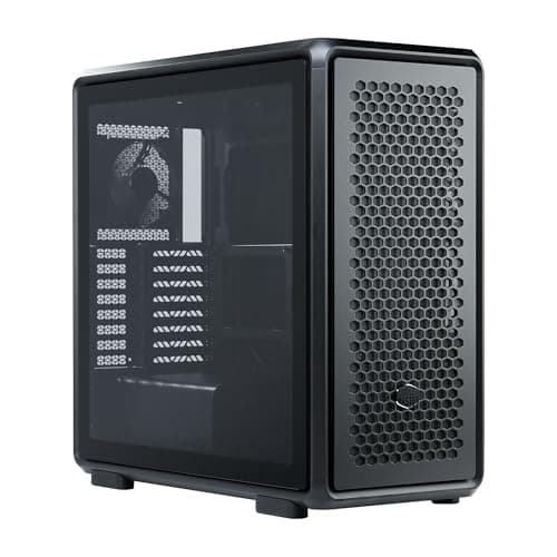 Cooler Master MasterFrame 600 ATX Mid Tower Black with Tempered Glass Side Panel and USB 3.2 Gen 2x2 Type-C USB 3.2 Gen 1 Type-A image