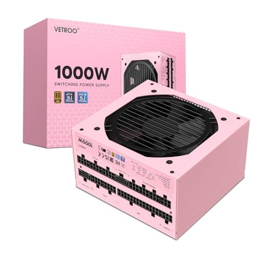 Vetroo GV1000 ATX 1000W Fully Modular 80+ Gold Certified image