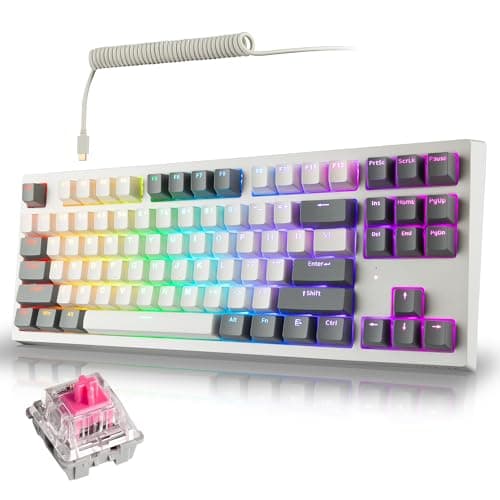 Tecware Phantom+ Elite RGB Bluetooth/Wireless/Wired Tecware Wraith Pink Gaming Keyboard main image