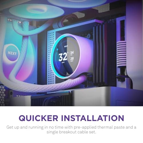 NZXT Kraken Elite RGB (2025) Water 420mm RGB (2025) 98.61 CFM White image