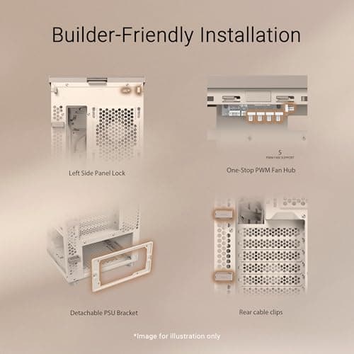 Asus ProArt PA401 Wood Edition Beige Tempered Glass image