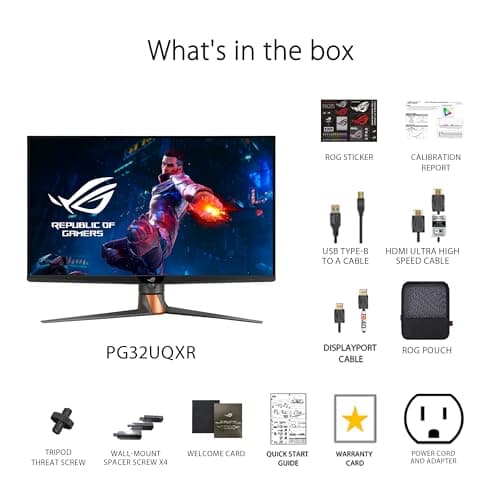 Asus ROG Swift PG32UQR 32" 4K 144Hz IPS Monitor image