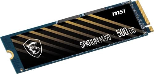 MSI SPATIUM M390 500GB M.2-2280 SSD PCIe 3.0 x4 NVMe image