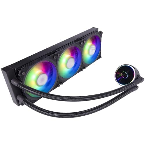 Cooler Master MasterLiquid PL360 FLUX 72.37 CFM Water 360mm Black image