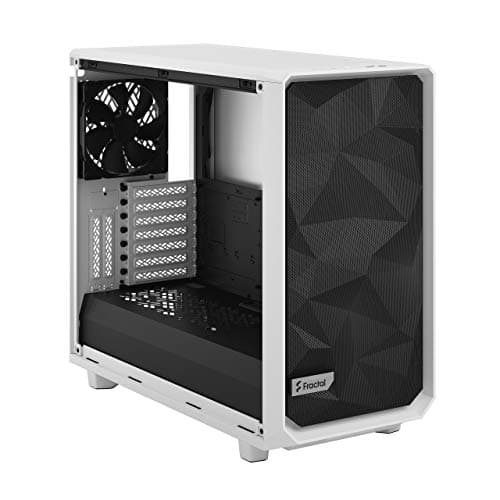 Fractal Design Meshify 2 Clear Tempered Glass ATX Mesh Mid-Tower Computer Case - White image
