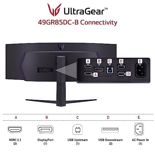 LG UltraGear 49" 5120x1440 240Hz VA Curved Monitor image