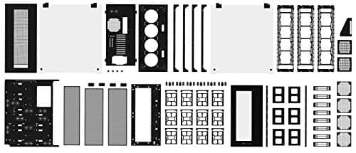 Thermaltake View 91 RGB PLUS Tempered Glass XL-ATX Vertical GPU Modular Black Gaming Super Tower Computer Case CA-1I9-00F1WN-00 image