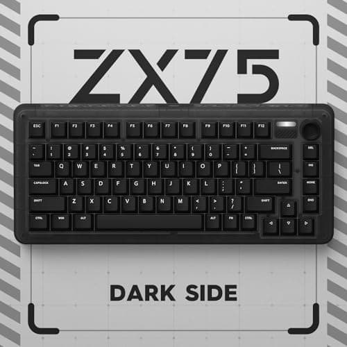 IQUNIX ZX75 Dark Side RGB Wireless/Bluetooth/Wired Gaming Keyboard image