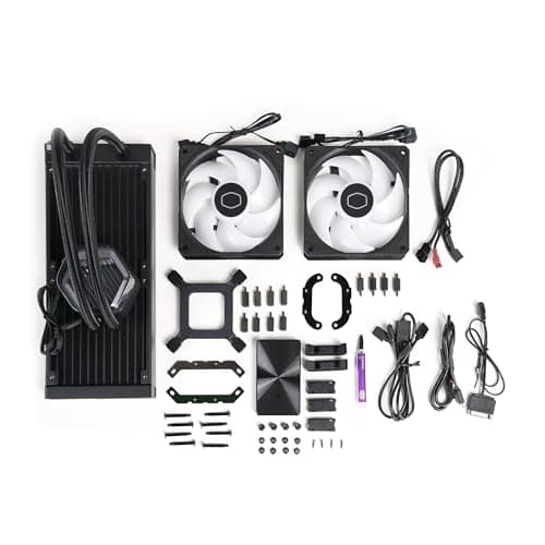 Cooler Master MasterLiquid 240 Atmos Water 240mm 70.7 CFM Black image