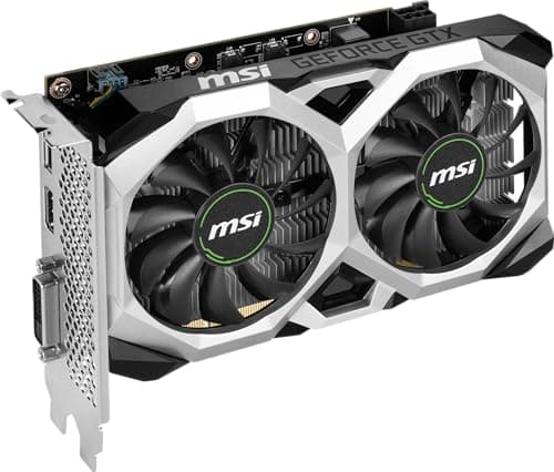 MSI GeForce GTX 1650 G6 D6 VENTUS XS OCV3 4GB GDDR6 Silver / Black image