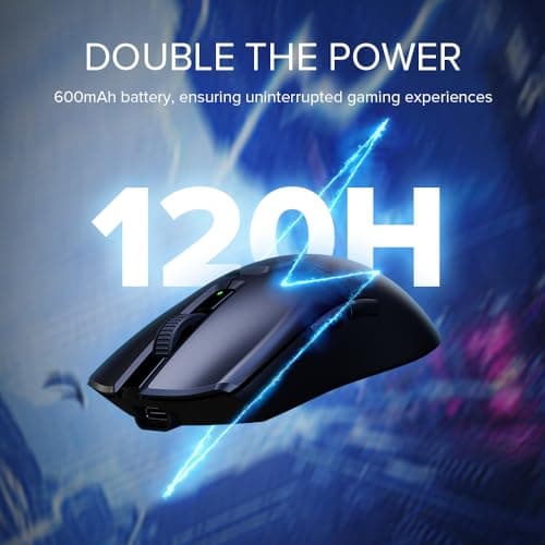 DeLUX M800 Ultra Wireless/Bluetooth/Wired Optical Mouse image