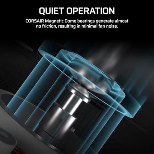 Corsair RS120 120mm Black PWM ARGB 72.8 CFM 3-Pack image