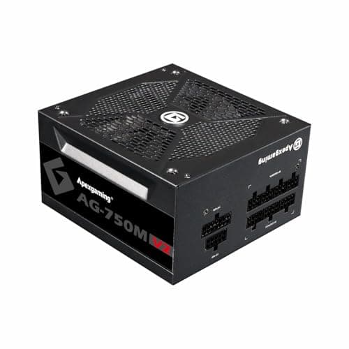 Apex AG-M Black 750W Fully Modular 80+ Gold Certified image