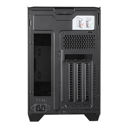 Cooler Master NR200P V2 Mini-ITX 18L PC Case, Top-Mount 240mm|280mm Liquid Cooler, 356mm Vertical Mounting 3.5-Slot GPU, Tempered |Vented Panel, USB 3.2 Gen 2x2 Type C (NR200PV2-KCNN-S00) image