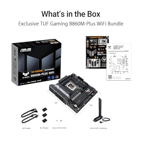 Asus B860M TUF GAMING PLUS WIFI DDR5 Micro ATX image
