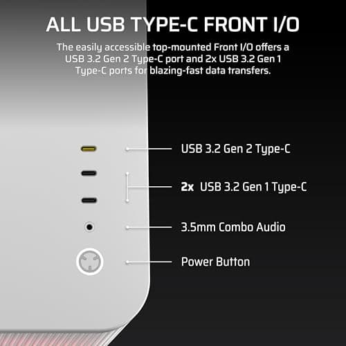 Corsair AIR 5400 LX-R RGB iCUE LINK White image