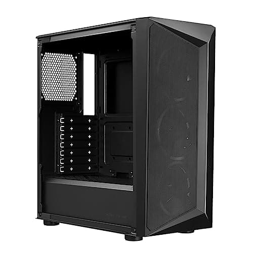 Cooler Master CMP 510 ATX Mid Tower Black with Tempered Glass Side Panel and USB 3.2 Gen 1 Type-A USB 2.0 Type-A image