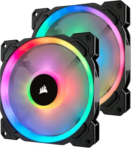 Corsair LL140 140mm Black RGB PWM 2-Pack image
