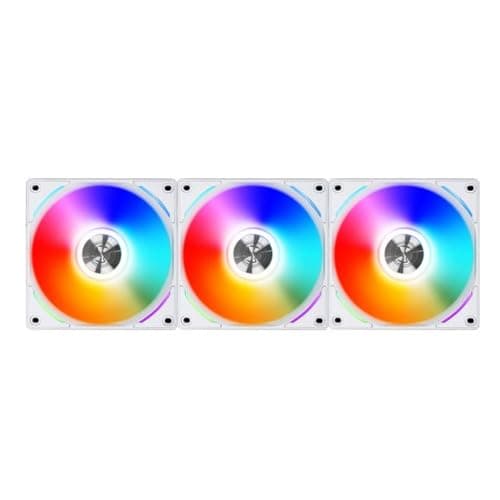 Lian Li UNI FAN AL120 120mm White RGB PWM 3-Pack image