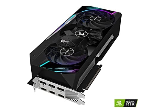 Gigabyte AORUS MASTER GeForce RTX 3080 LHR 12GB GDDR6X Black image