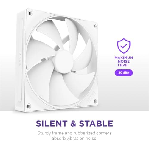 NZXT F120P (2024) 120mm White PWM  image