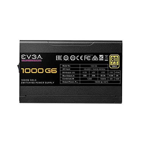EVGA SuperNOVA 1000 G6 1000W Fully Modular 80+ Gold image