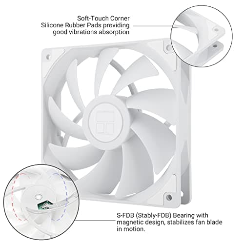 Thermalright TL-C12CW 120mm White PWM 66.17 CFM image