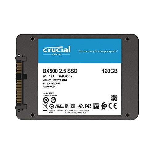 Crucial BX500 120GB SSD 2.5" SATA image