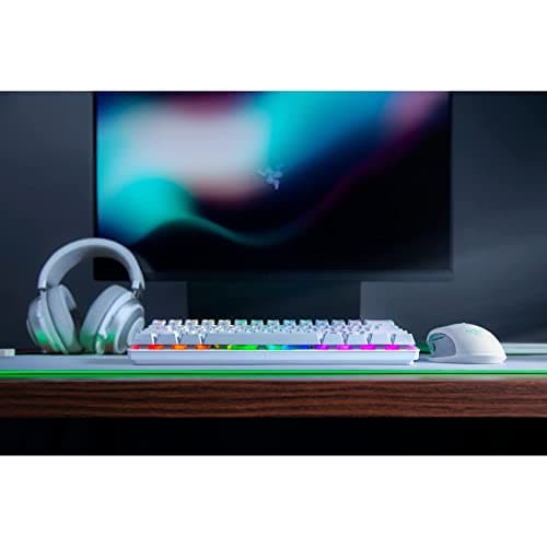 Razer Huntsman Mini RGB Razer Purple Optical Clicky Wired Gaming Keyboard image