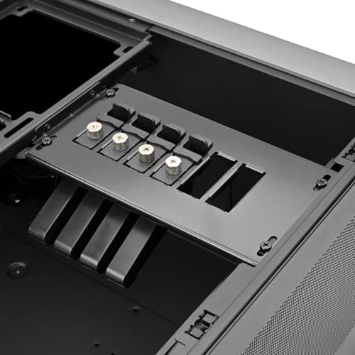 Silverstone Crown 04 HTPC Black with Mesh Side Panel and USB 3.2 Gen 2 Type-C USB 3.2 Gen 1 Type-A image