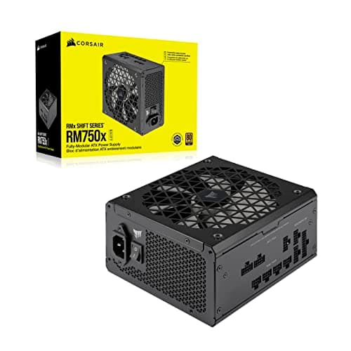 Corsair RM750x SHIFT Black Side Interface 750W Fully Modular 80+ Gold Certified image