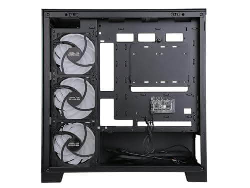 SAMA AR01-RGB Micro ATX Mini Tower Black with Tempered Glass Side Panel and USB 3.2 Gen 2 Type-C USB 3.2 Gen 1 Type-A image