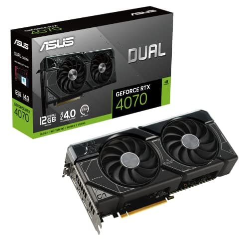 Asus DUAL GeForce RTX 4070 12GB GDDR6X Black image