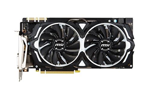 MSI ARMOR OC GeForce GTX 1080 8GB GDDR5X Black White image