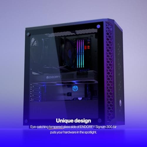 ENDORFY Signum 300 Air ATX Mid Tower Black Tempered Glass image