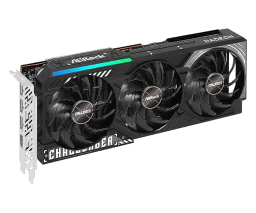 ASRock Challenger Radeon RX 9070 16GB GDDR6 Black / Silver image