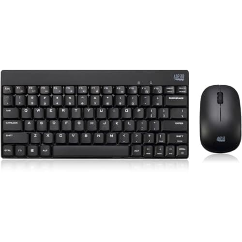 Adesso WKB-1100CB Wireless Mini Keyboard With Optical Mouse image