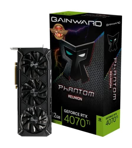 Gainward Phantom Reunion GS GeForce RTX 4070 Ti 12GB GDDR6X Black main image