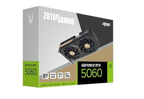 Zotac GAMING AMP GeForce RTX 5060 8GB GDDR7 Black image