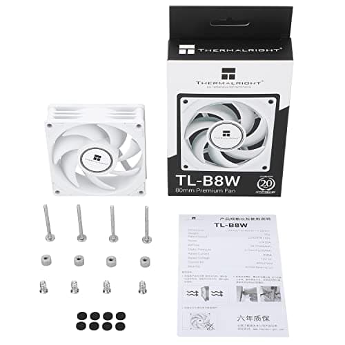 Thermalright TL-B8 80mm White PWM image