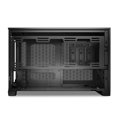 SHARKOON Rebel C20 Mini-ITX Desktop Black with Mesh Side Panel and USB 3.2 Gen 2 Type-C, USB 3.2 Gen 1 Type-A image