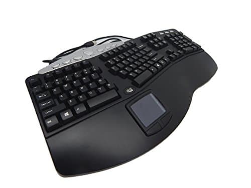 Adesso PCK-308UB Wired Ergonomic Keyboard With Touchpad main image