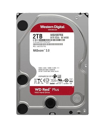 Western Digital Red 2TB 3.5" HDD 5400 RPM SATA 6.0 Gb/s image