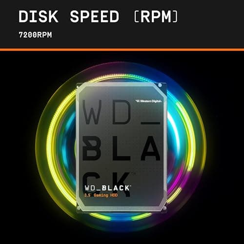 Western Digital WD_BLACK 8TB 3.5" HDD 7200RPM SATA image