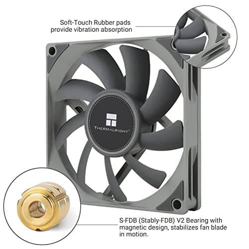 Thermalright TL-8015 80mm Gray PWM 28.4 CFM 1-Pack image