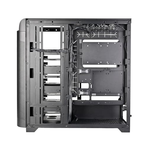 Silverstone SETA A2 ATX Mid Tower Black with Tempered Glass Side Panel and USB 3.2 Gen 2 Type-C, USB 3.2 Gen 1 Type-A image