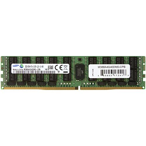 Samsung M386A4G40DM0-CPB Black / Green Registered DDR4-2133 CL15 32GB (1x32GB) image